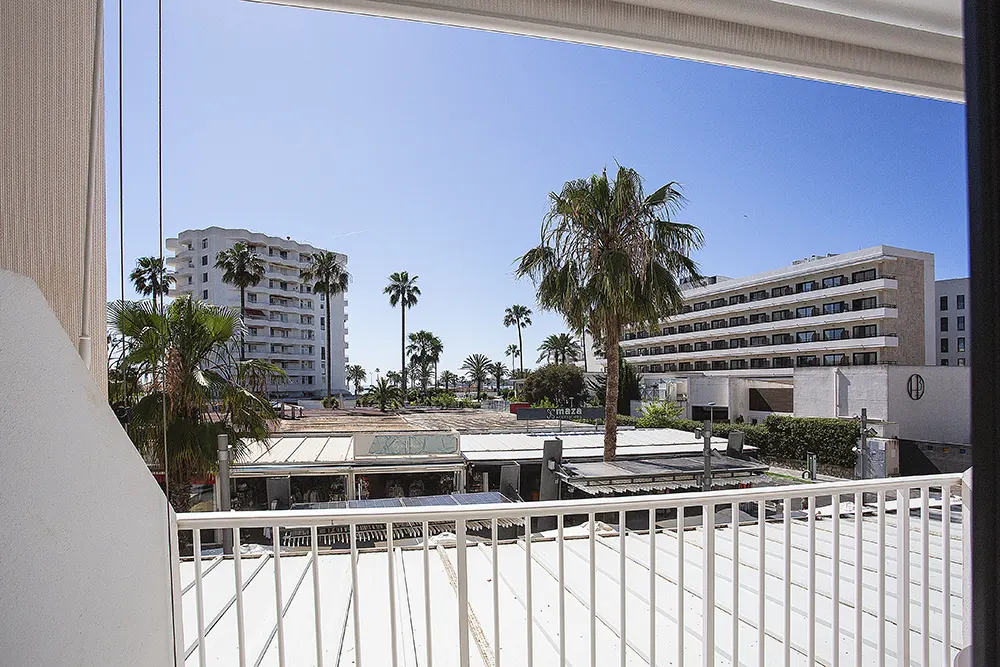 Vistas del balcón en Villa Miel